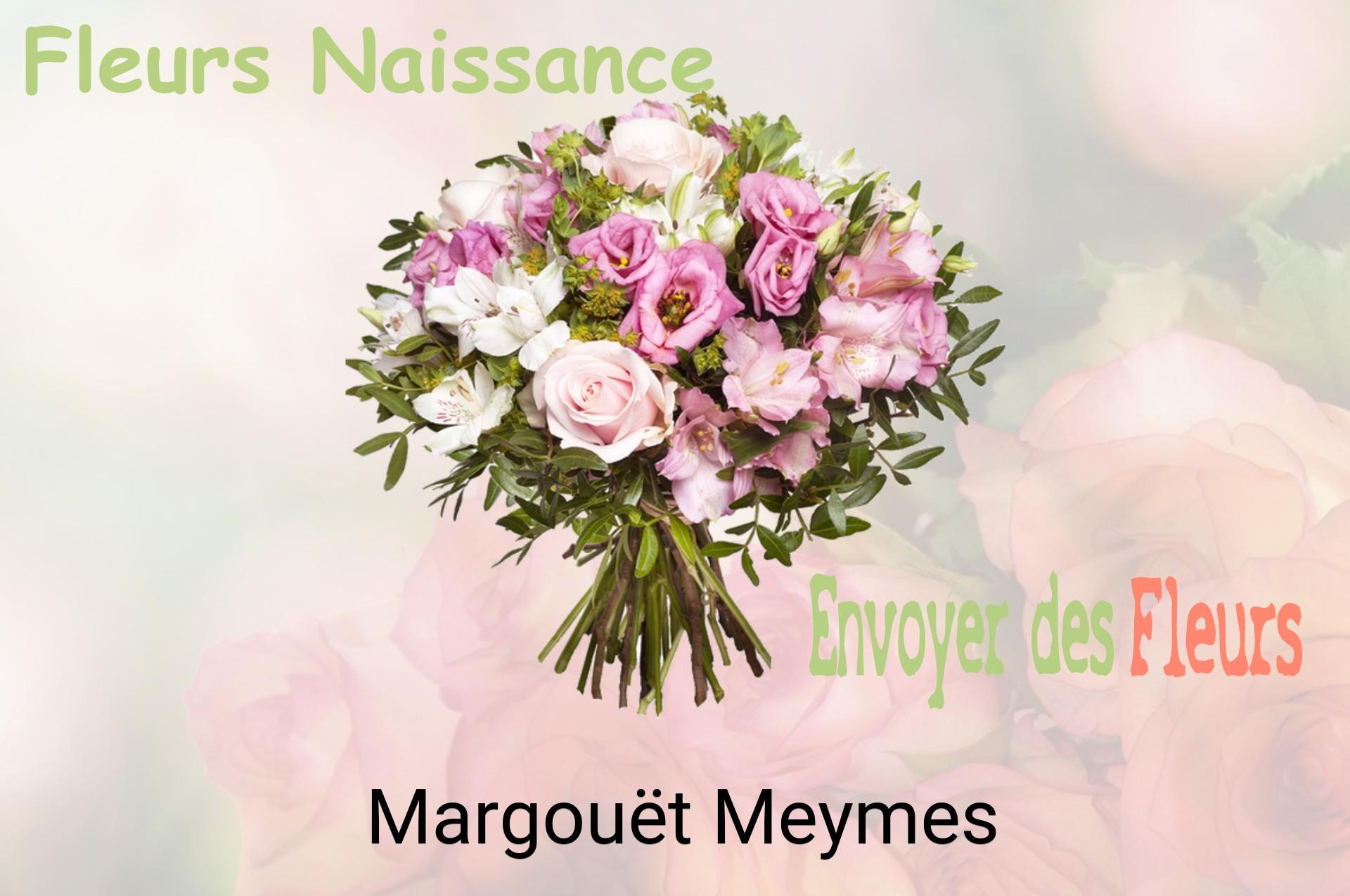 Bouquet de fleurs de naissance livré à Margouët-Meymes